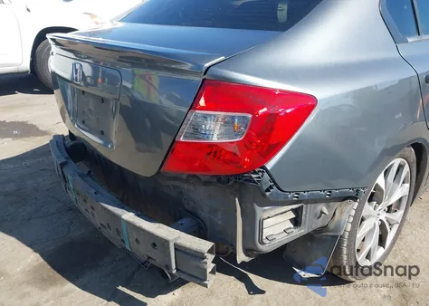 2012 Honda Civic Si z USA, uszkodzony, nr VIN 2HGFB6E54CH701024